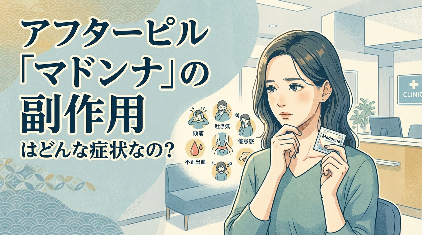 アフターピル「マドンナ」の副作用はどんな症状なの?