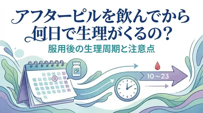 アフターピルを飲んでから何日で生理がくるの？