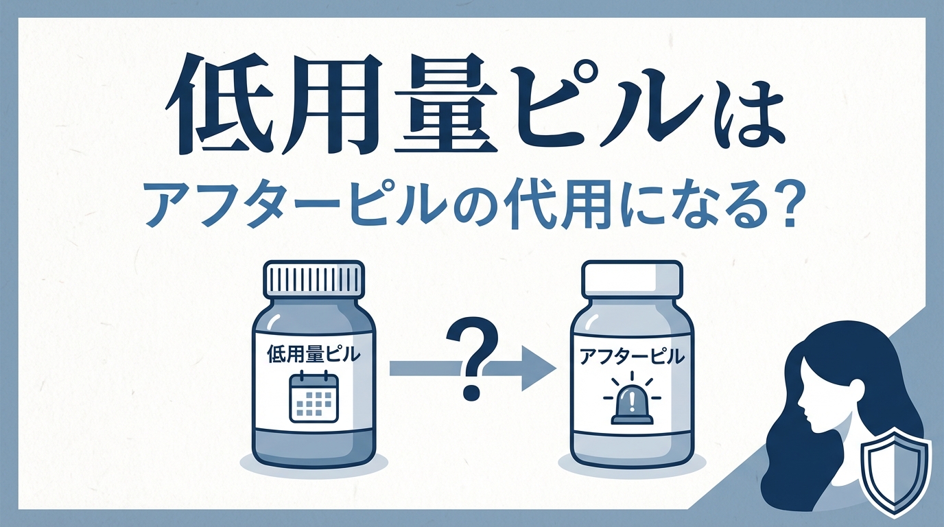 低用量ピルはアフターピルの代用になる？