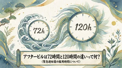 アフターピルは72時間と120時間の違いって何？