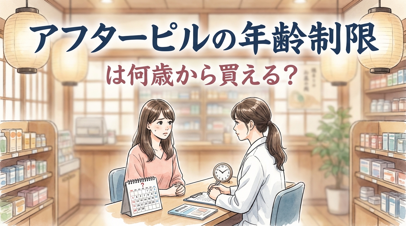 アフターピルの年齢制限は何歳から買える？