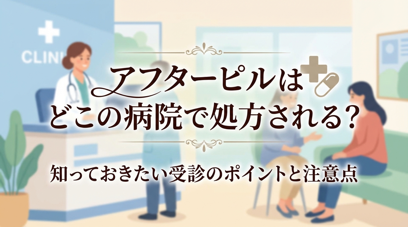 アフターピルはどこの病院で処方される?