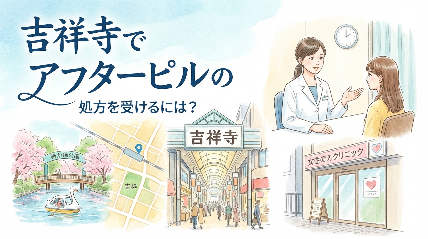吉祥寺でアフターピルの処方を受けるには？