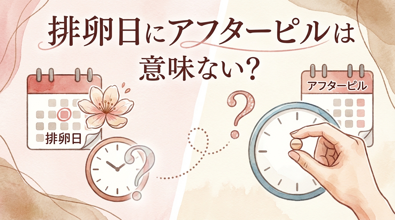 排卵日にアフターピルは意味ない?