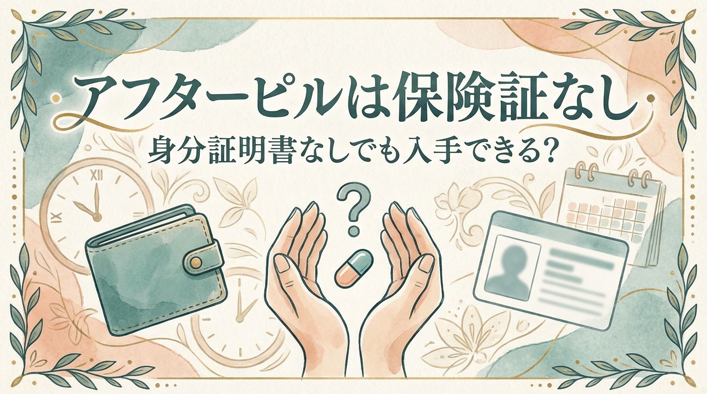 アフターピルは保険証なし・身分証明書なしでも入手できる？