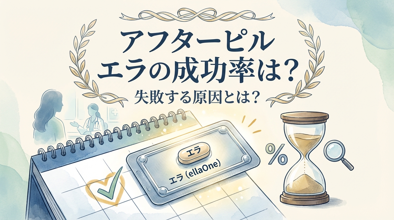 アフターピル エラの成功率は？失敗する原因とは？