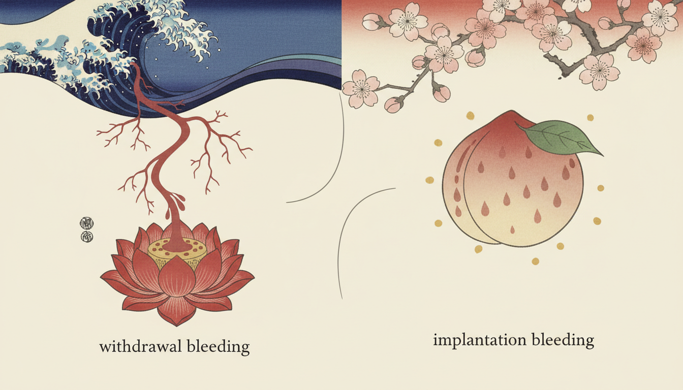 消退出血と着床出血の違いとは